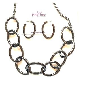 Park Lane Hematite En Vogue Necklace &Earrings